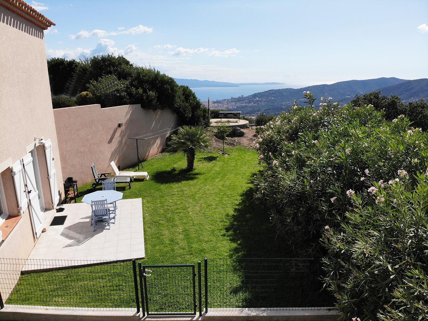 Gites Sassone, Vue Panoramique Sur Ajaccio Et La Mer Alata Exteriör bild